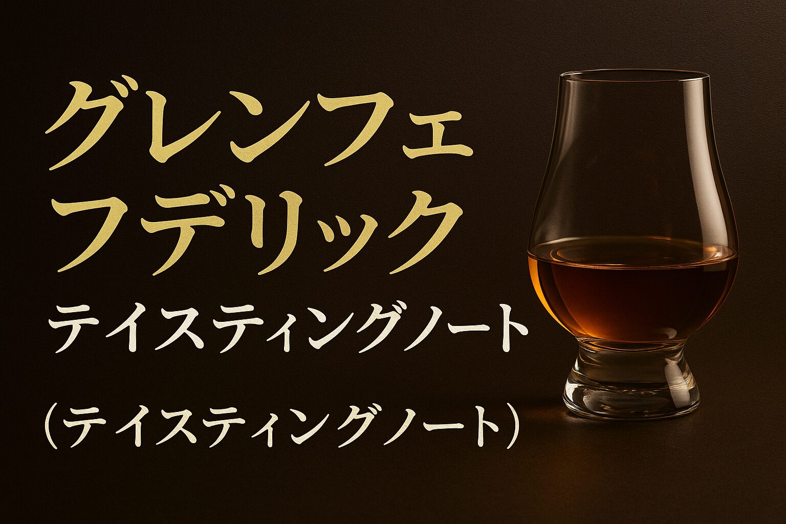 グレンフェデリック_テイスティングノート