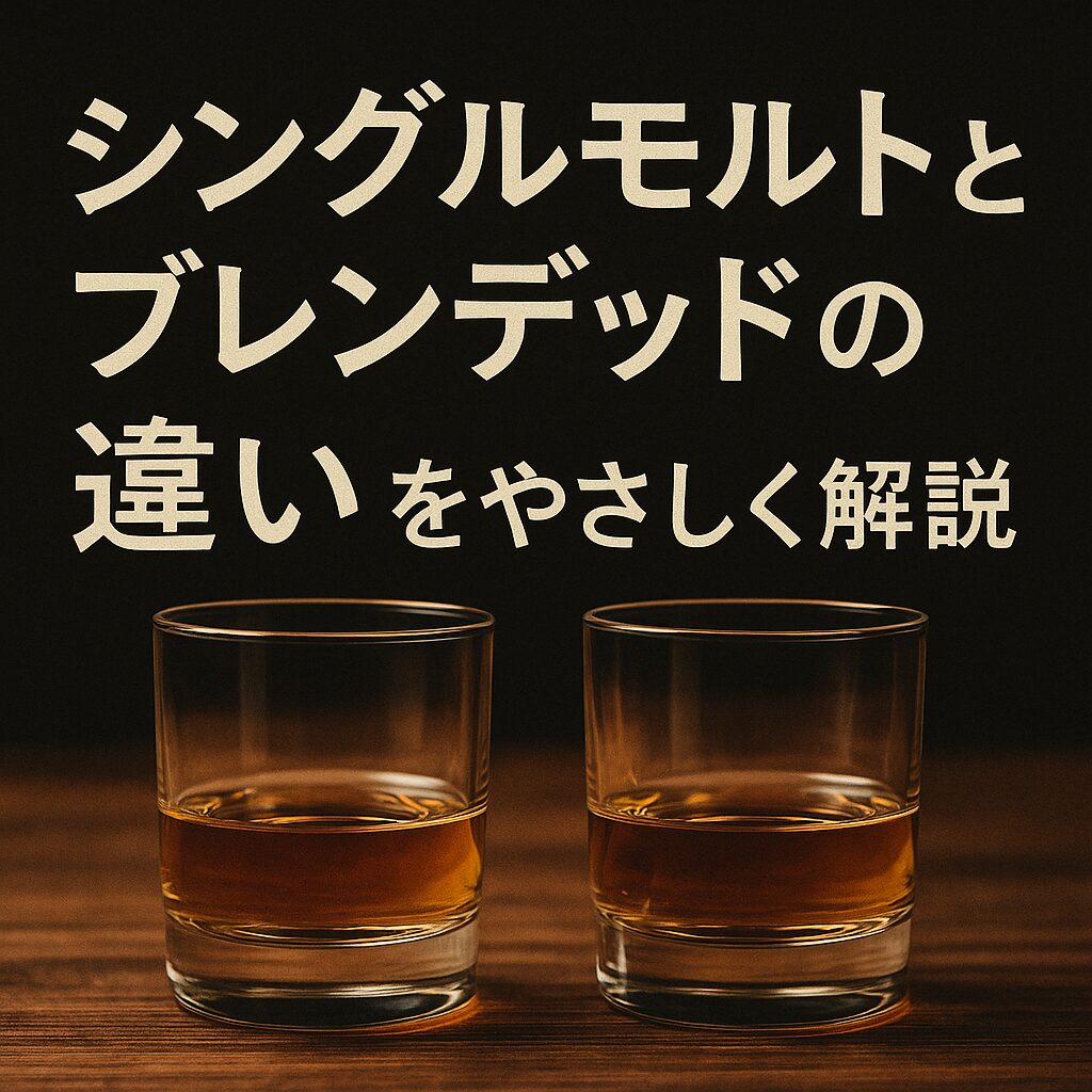 シングルモルトとブレンデッドの違い