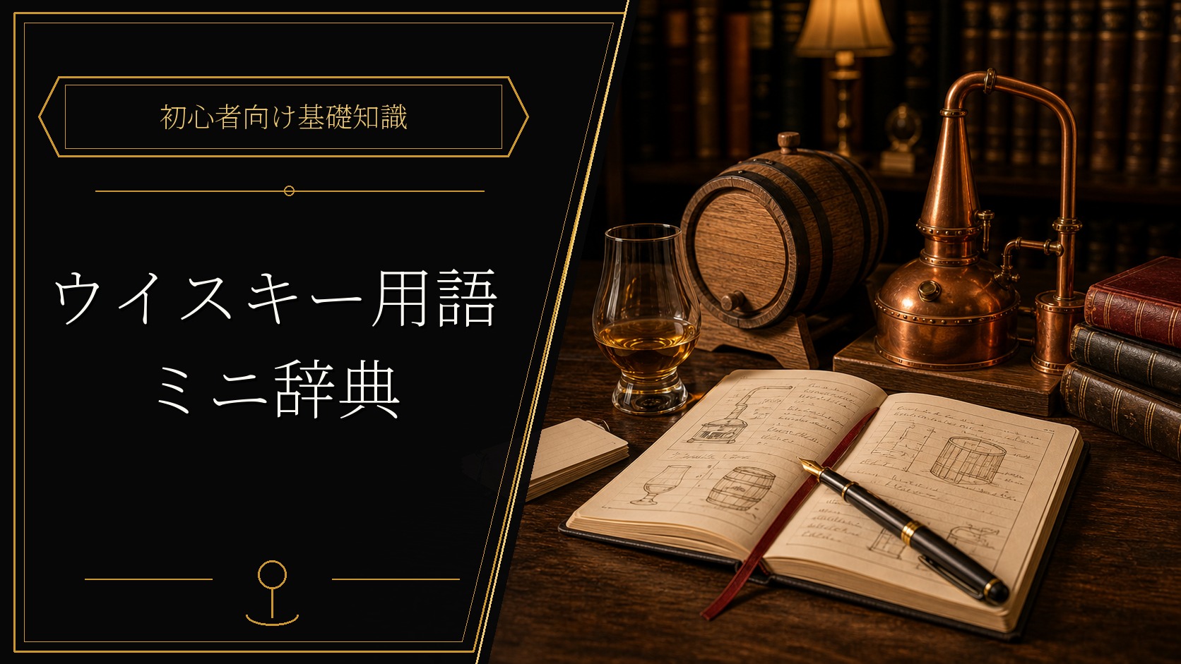 初心者が覚えたいウイスキー用語をまとめたミニ辞典